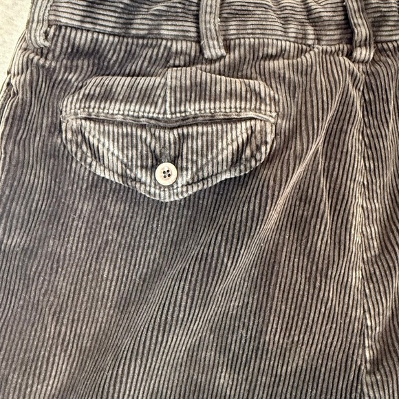 Vintage VTG Polo Ralph Lauren Andrew Corduroy Pleated Pants Mens 35x30 - Picture 5 of 15